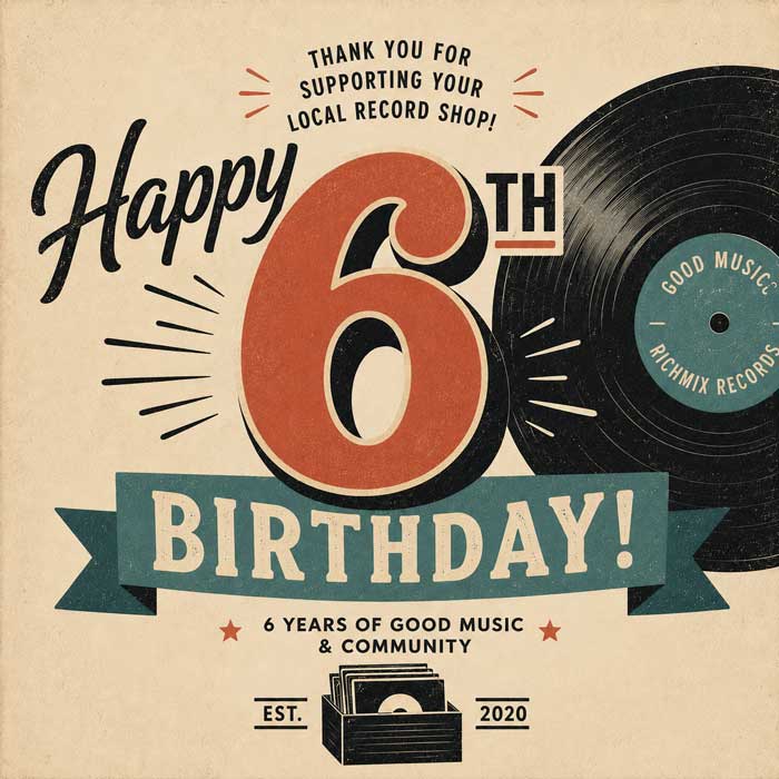 Richmix Records Happy 6th Birthday celebration image